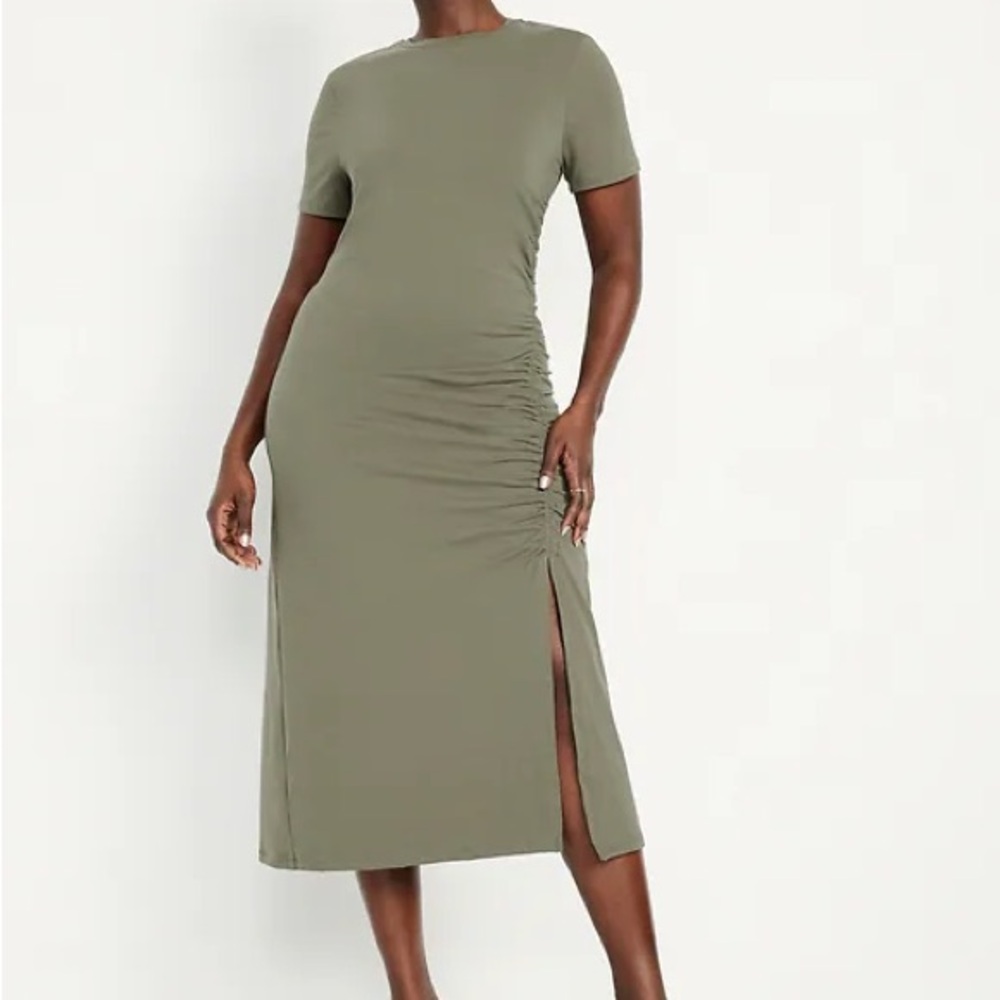 Old Navy Sage Green Midi Dress